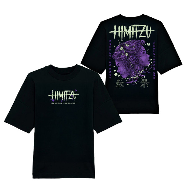 Himitzu - T-Shirt - EXHALTE THE PAST// INHALHE THE FUTURE, schwarz
