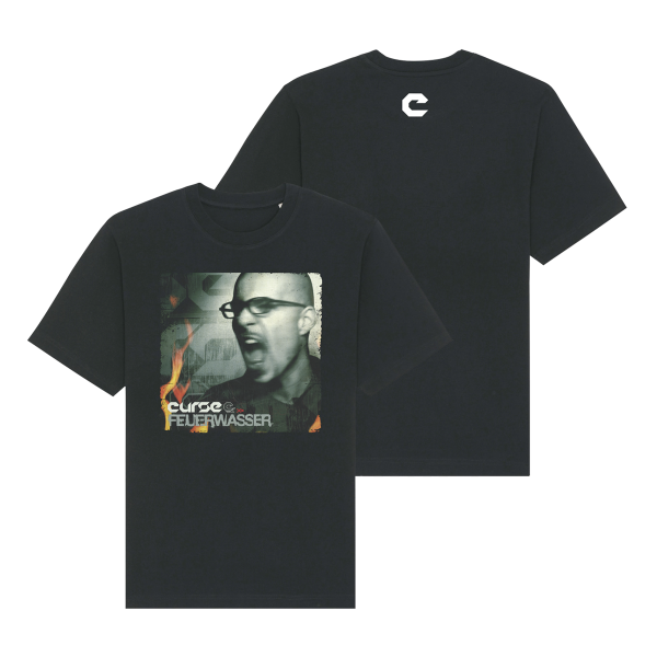 T-Shirt (unisex) - Feuerwasser, schwarz