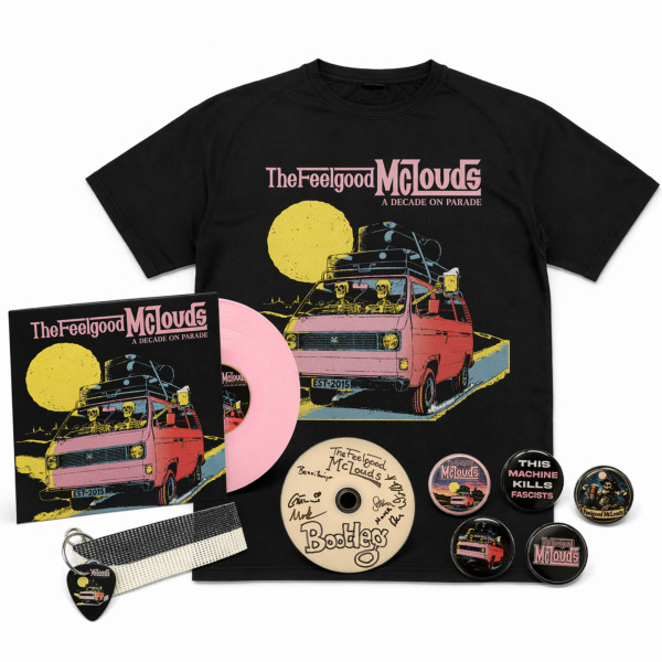 The Feelgood Mclouds - LP Fan-Bundle - A Decade On Parade (farbige Vinyl)