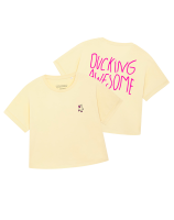 T-Shirt - Ducking Awesome, butter