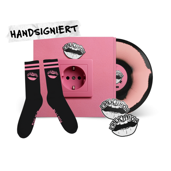 LP Bundle - LP (A/B Split) + Socken + Sticker + Patch (signiert)