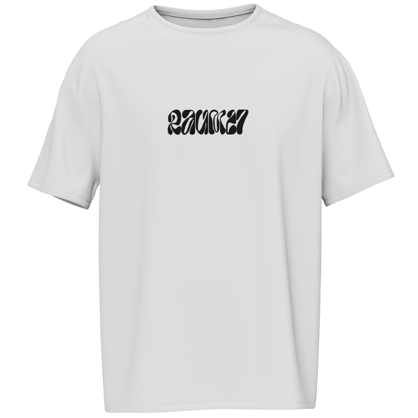 T-Shirt - Lavalampe, weiss