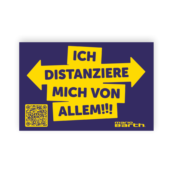 Fußmatte - Ich distanziere mich