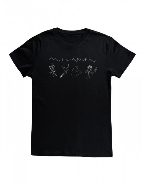 T-Shirt - Kratzer im Blech Banner, schwarz