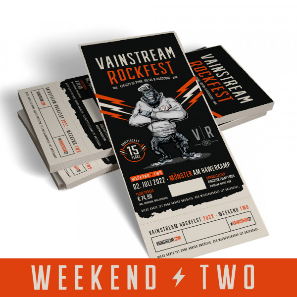 Vainstream Festivalticket Weekend Two - 2022 (2. Preisstufe)