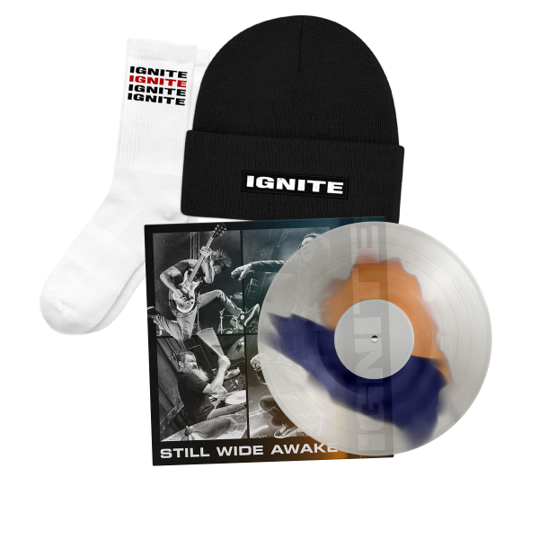 Bundle IV - Still Wide Awake - Vinyl + Socks + Beanie (SIGNED)