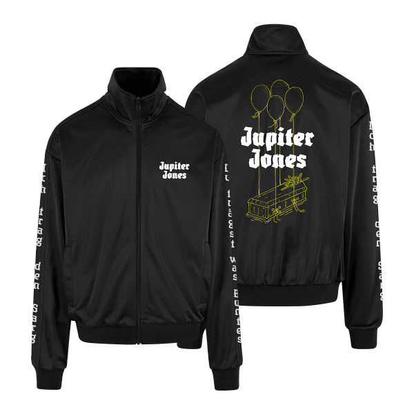 Trainingsjacke - Ich trag den Sarg, Du trägst was Buntes, black