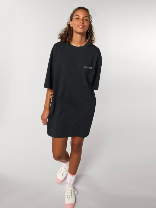 F**ck You Dip Dye Unisex Oversized T-Shirt Dress