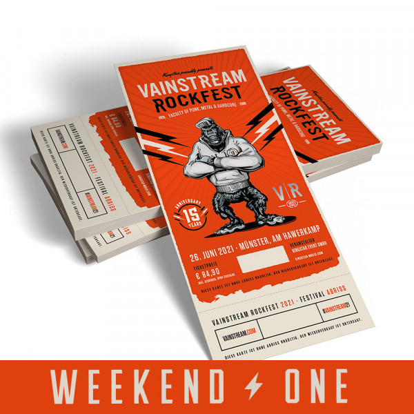 Vainstream Festivalticket Weekend One - 2022 (3. Preisstufe)