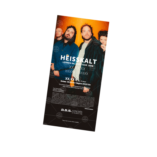 SIGNIERT - Hardticket - Graz, 27.03.2026