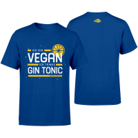 Männer Shirt - Ich bin vegan ich trinke Gin Tonic Männer Shirt - Ich bin vegan ich trinke Gin Tonic