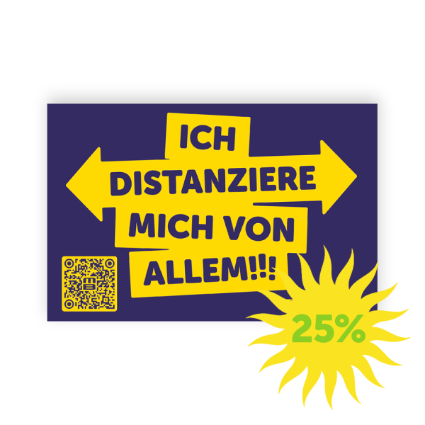 Fußmatte - Ich distanziere mich