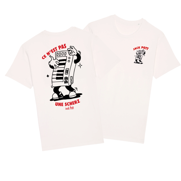 Unisex T-Shirt - Ce n'est pas une Scherz, vintage weiß