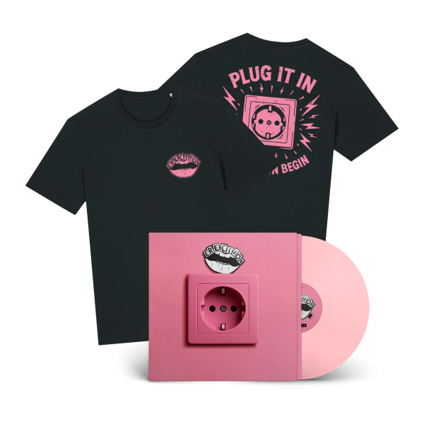 Plug It In - LP (rosa) + T-Shirt
