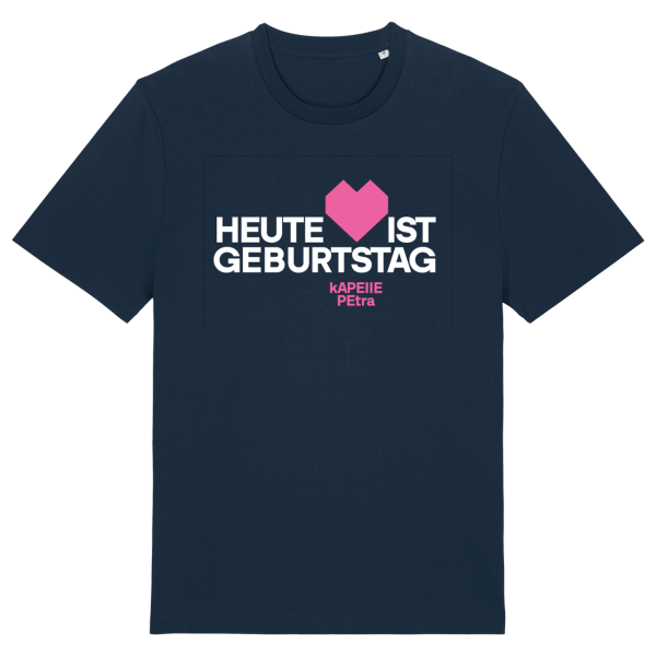 T-Shirt - Heute ist Geburtstag (2026), navy