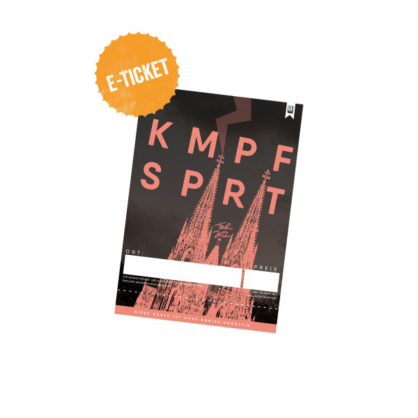 KMPFSPRT - Print@Home Ticket - Köln 16.04.2022
