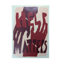 Poster - Patrick Muczczek - Help matters (DIN A2) Poster - Patrick Muczczek - Help matters (DIN A2)