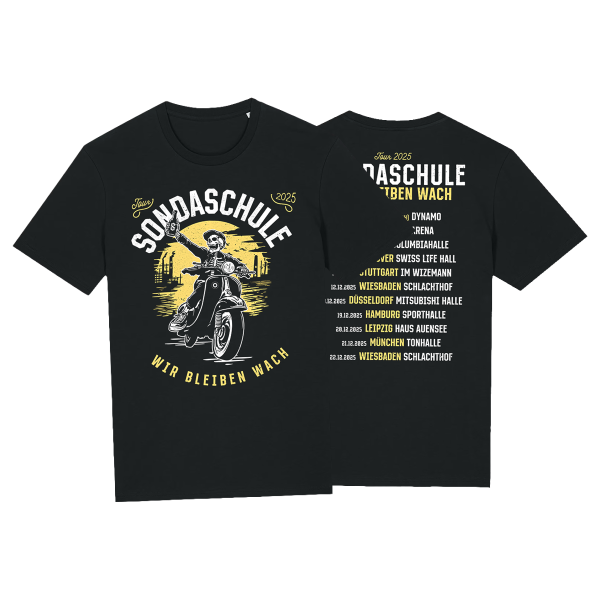 T-Shirt - Wir bleiben Wach 2025, schwarz