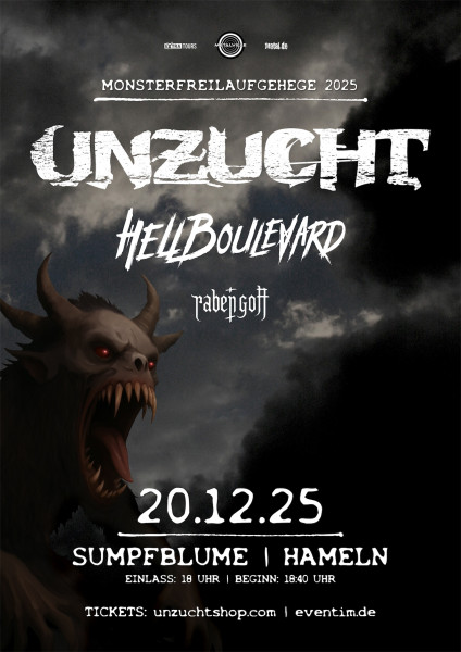 Hardticket - Monsterfreilaufgehege 2025 - Hameln 20.12.2025