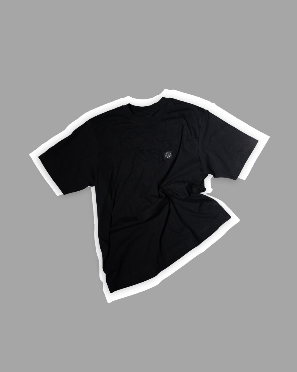 RAD RACE - Circle Patched T-Shirt Schwarz Oversized