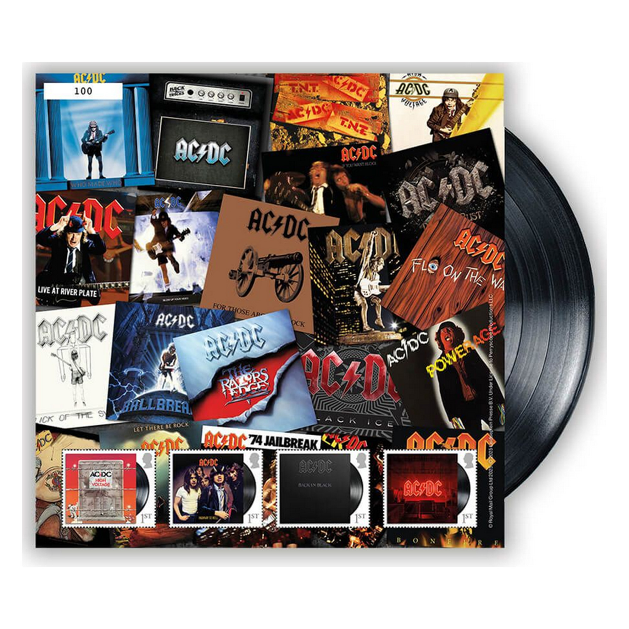 AC/DC - Briefmarken - Fan Sheet 