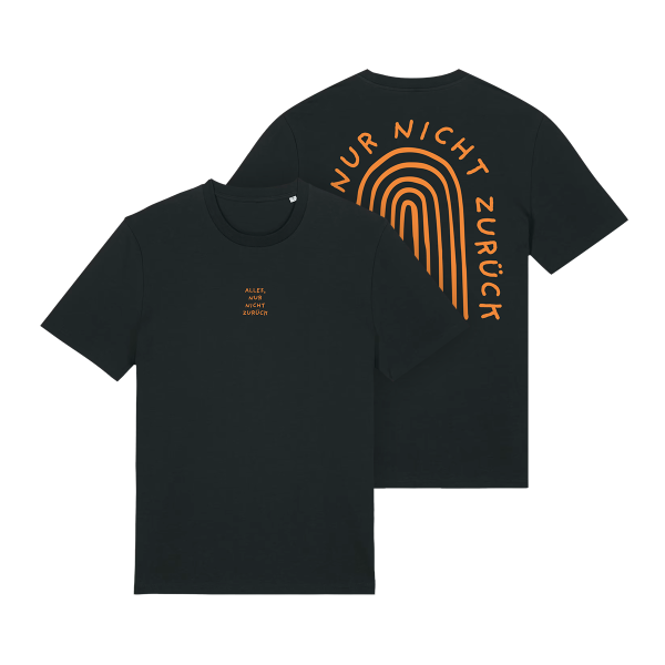 T-Shirt - Alles, nur nicht zurück, schwarz