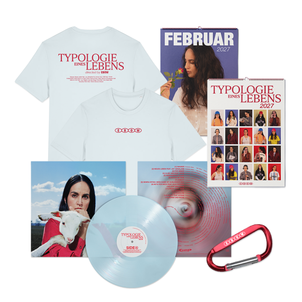 Vinyl-Bundle - Typologie eines Lebens (clear blue / HANDSIGNIERT)