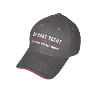 Basecap - Du hast Recht ich hab meine Ruhe Basecap - Du hast Recht ich hab meine Ruhe