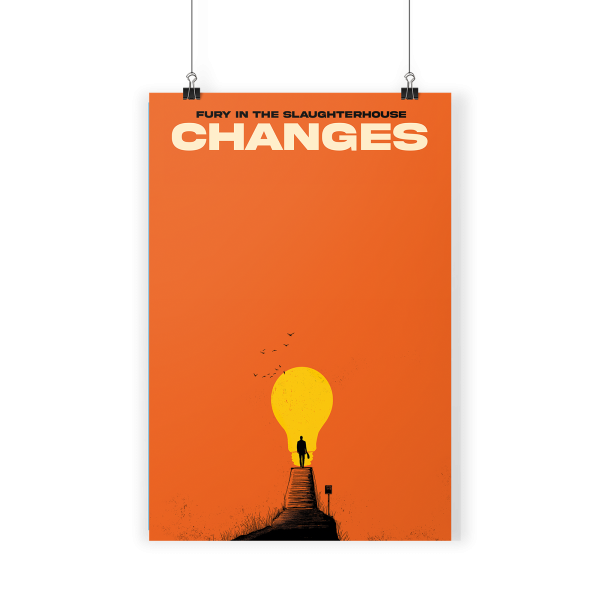 Siebdruckposter - CHANGES - handsigniert