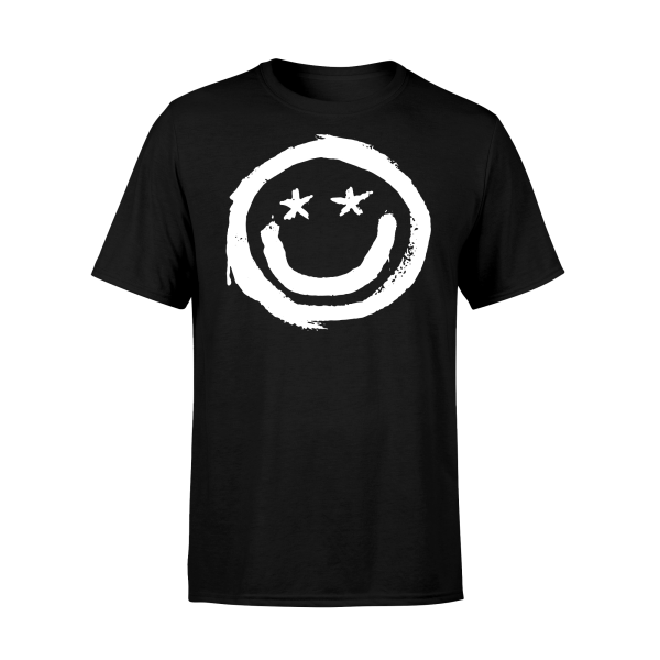 Unisex - T-Shirt - Smiley, schwarz