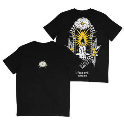 T-Shirt — Everglow, schwarz