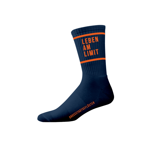 Tennissocken - Leben am Limit - Jubiläums Edition, french navy/orange