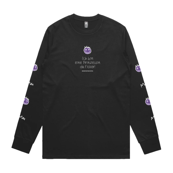 Longsleeve - Ich bin eine Prinzessin!, schwarz