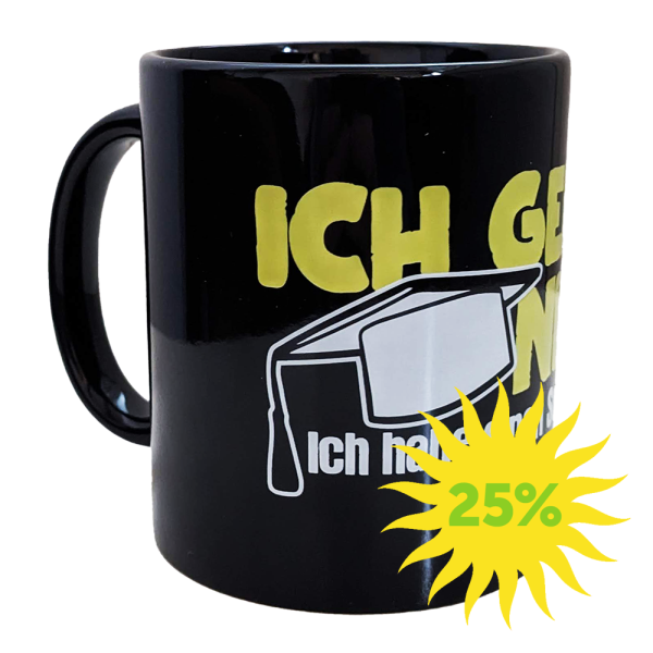 Kaffeepott - Ich gender nicht ich habe einen Schulabschluss