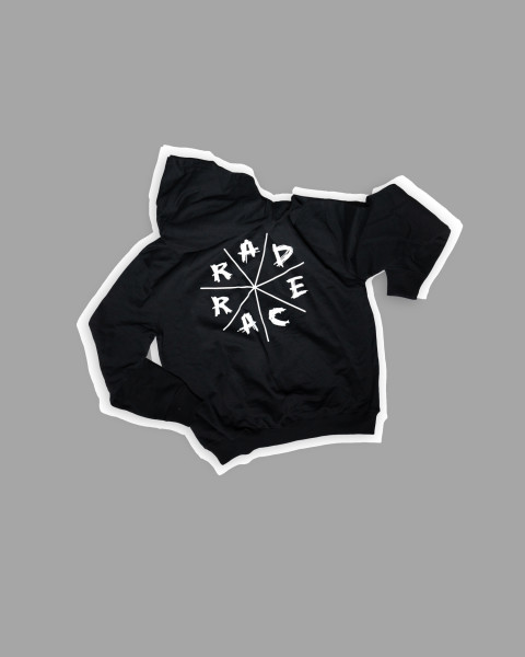 RAD RACE - Circle Patched Hoodie Schwarz RAD RACE - Circle Patched Hoodie Schwarz