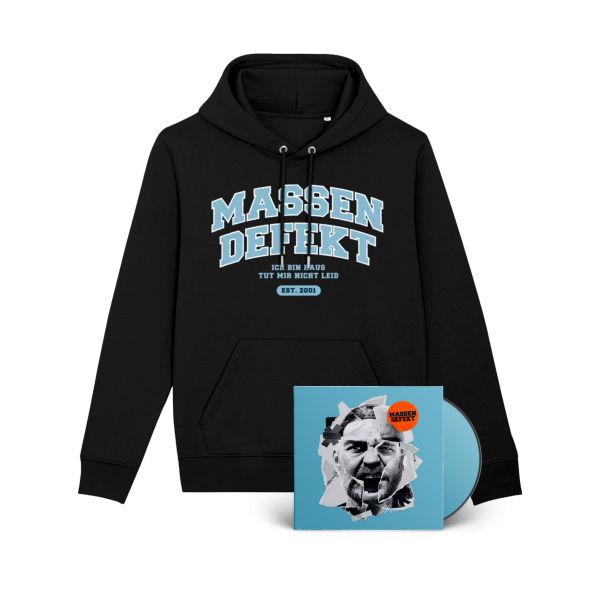 ”Massendefekt" - Ltd. Album Bundle - CD + Hoodie (HANDSIGNIERT)