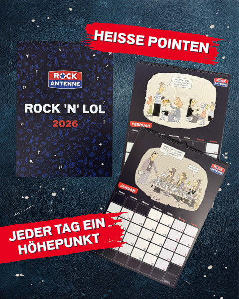 ROCK 'N' LOL - Wandkalender 2026