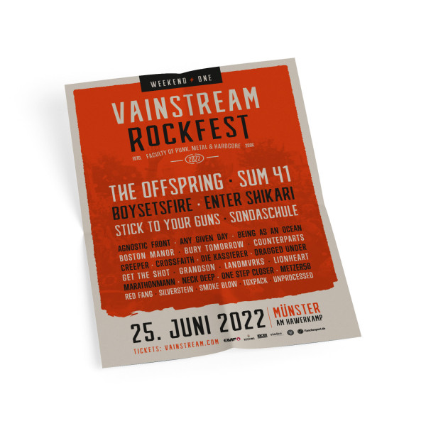 Poster - Vainstream Weekend One