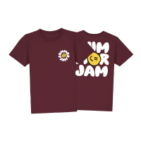 Kids-Shirt - Smiley, maroon Kids-Shirt - Smiley, maroon