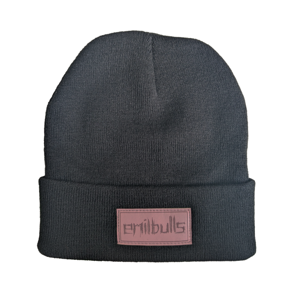 Beanie - Logo (Lederpatch), schwarz