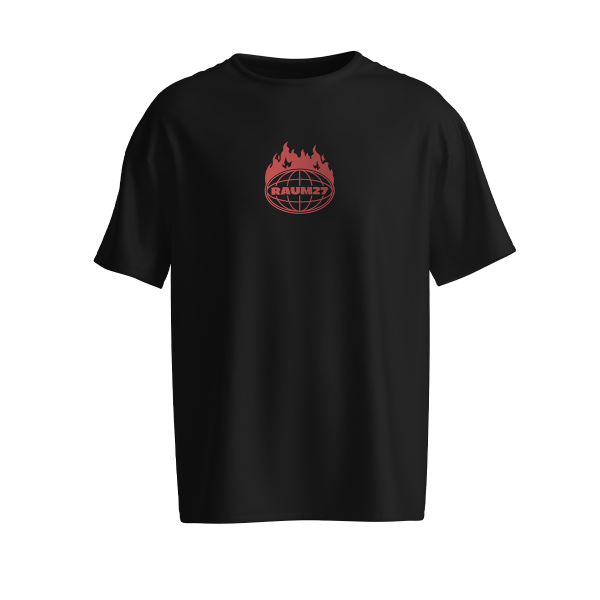 T-Shirt - Feuerwehr, schwarz