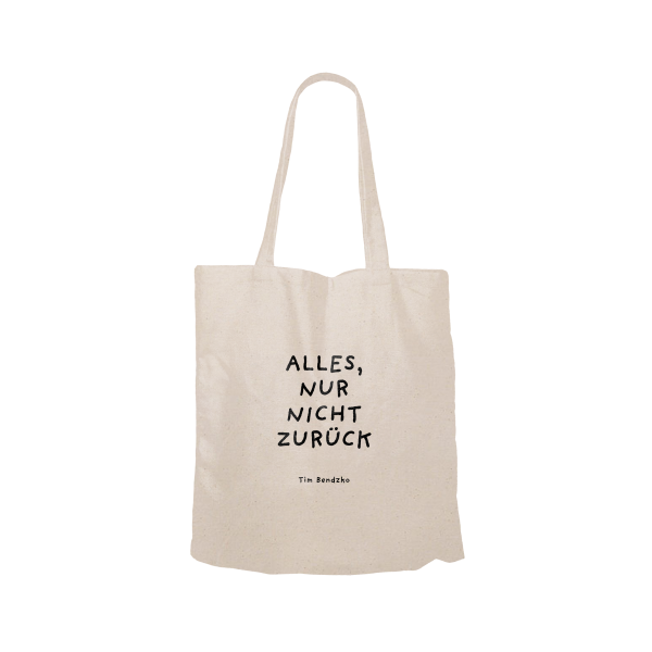 Jutebeutel - Alles, nur nicht zurück, natur