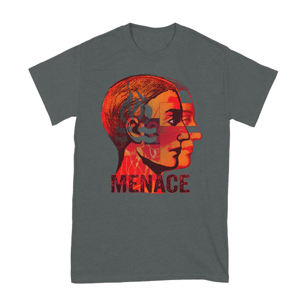 T-Shirt - Menace, anthracite