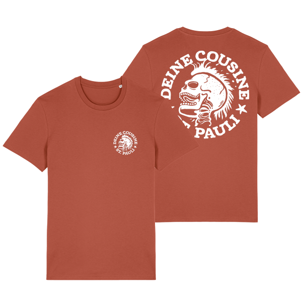 T-Shirt - Totenkopf, heritage brown - NUR VORBESTELLUNG