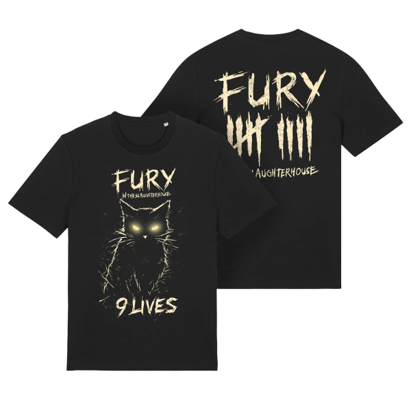 T-Shirt - 9 Lives, black