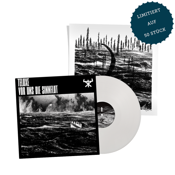 Vinyl Bundle - "Vor uns die Sinnflut" - LP (weiss) + Poster "Wanderlust"