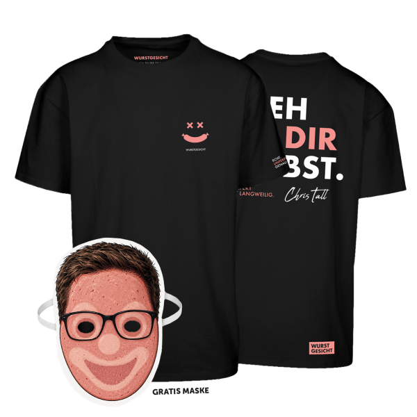 T-Shirt - Wurstgesicht, schwarz