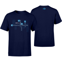 Männer Shirt - Kreuzworträtsel, navy Männer Shirt - Kreuzworträtsel, navy