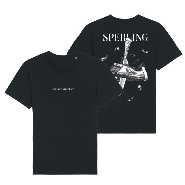Sperling - T-Shirt - Frost und Frust, schwarz