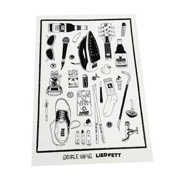 Stickerbogen - Alles wird gut (A4)